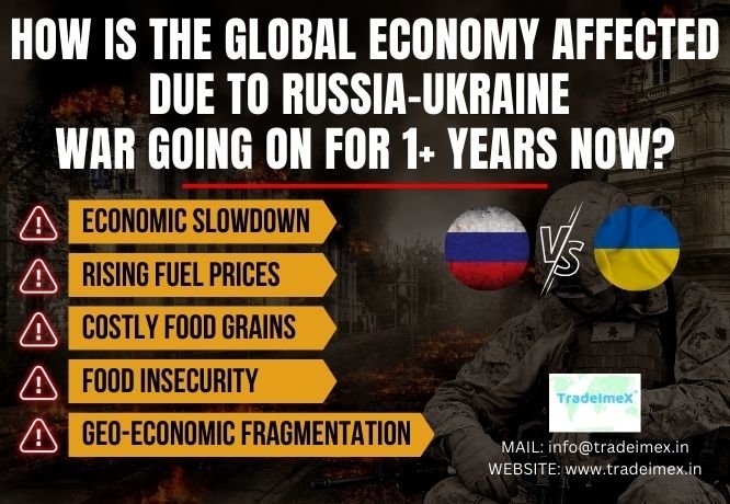 How Is The Global Economy Affected Due to Russia-Ukraine War Going On For 1+ Years Now?