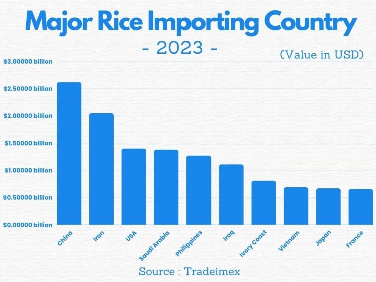 biggest rice importer country in 2023 
